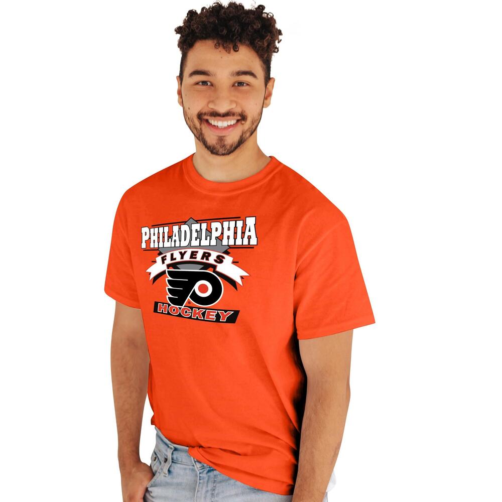 Blue 84 Nhl Unisex-Adult Nhl  T-Shirt Retro 90S Hockey Team Color